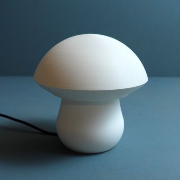 Gazzaladra Edulis Fungus Parameteric Table Lamp, Bedroom Lighting - Picture 10 of 11